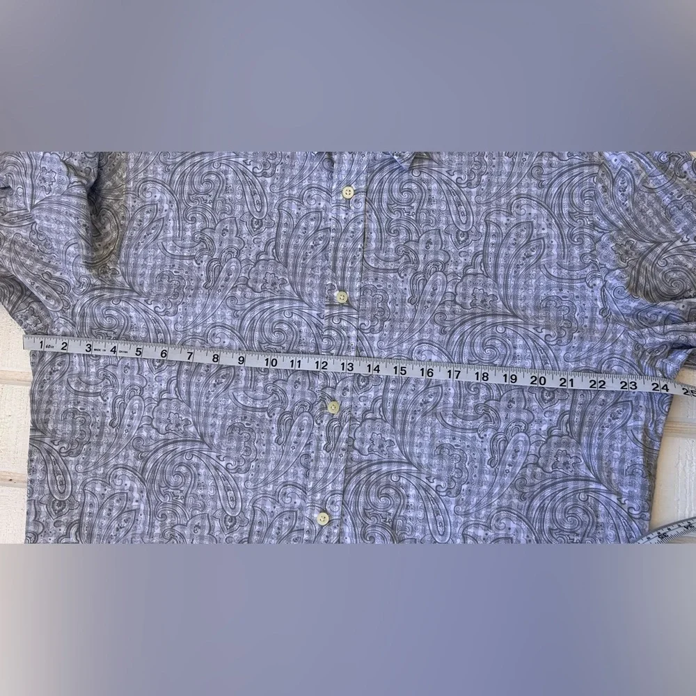 Banana Republic Men’s‎ Paisley Button Down Tailored Slim Fit Size XL